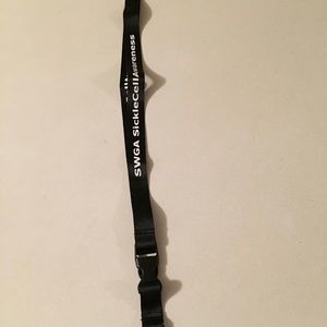 SWGA Sickle Cell Awareness lanyard
